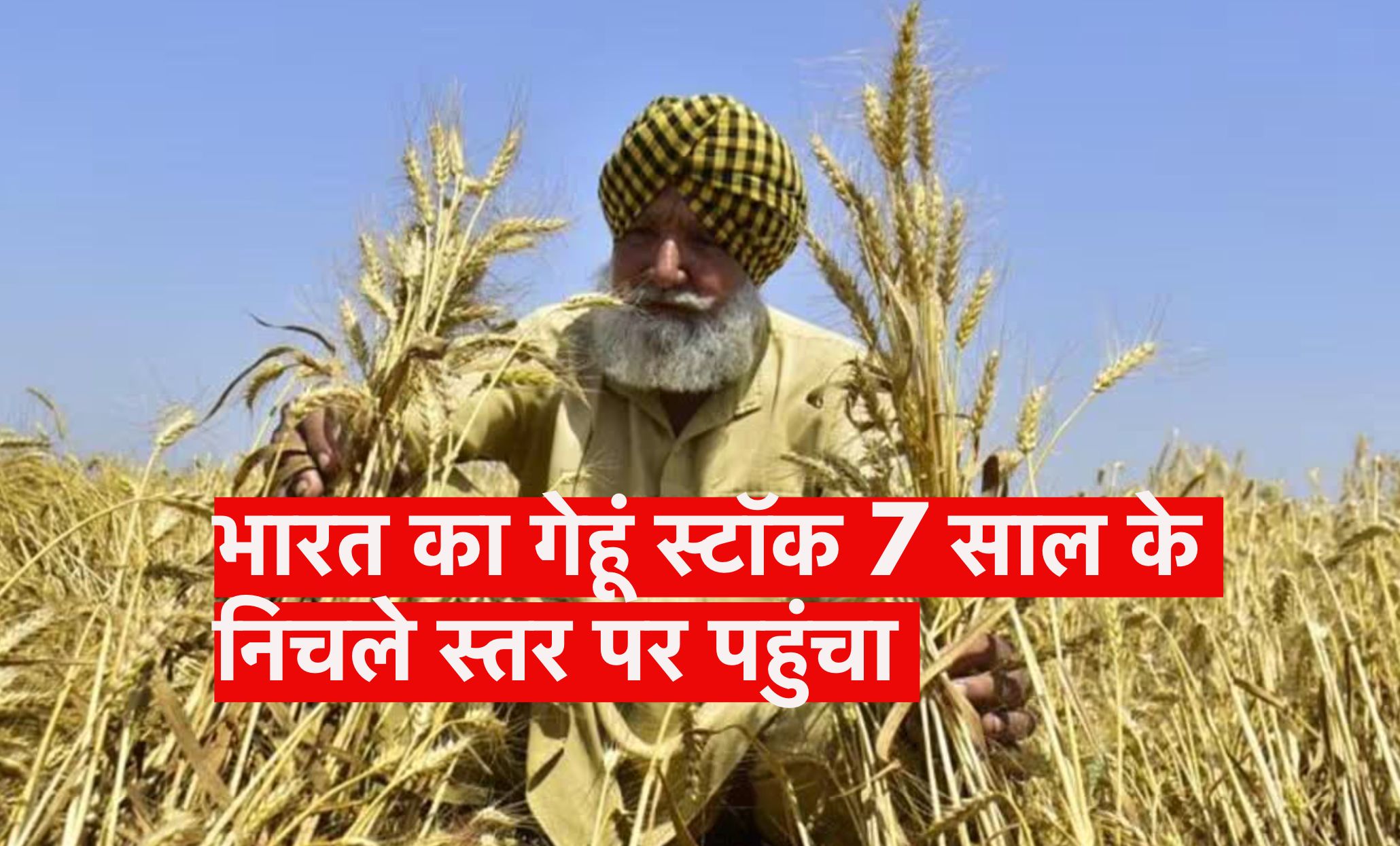 Low Wheat Stock in India