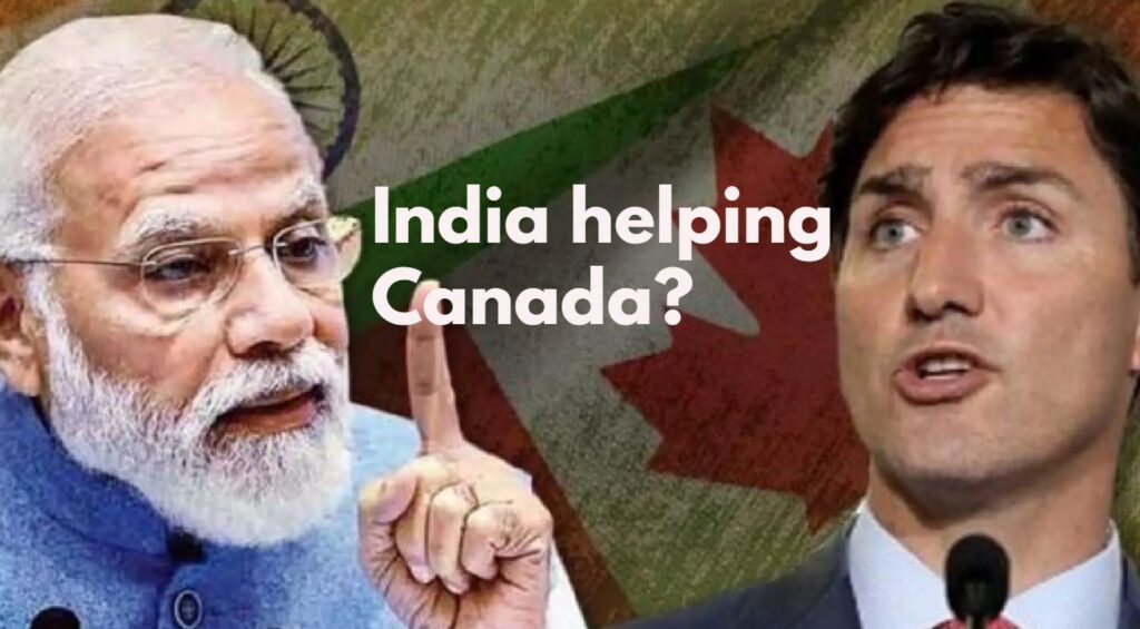 India helping canada